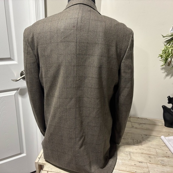 Men's Vintage Oscar De La Renta Hoodstooth Blazer-Sz 42 L - Picture 3 of 7